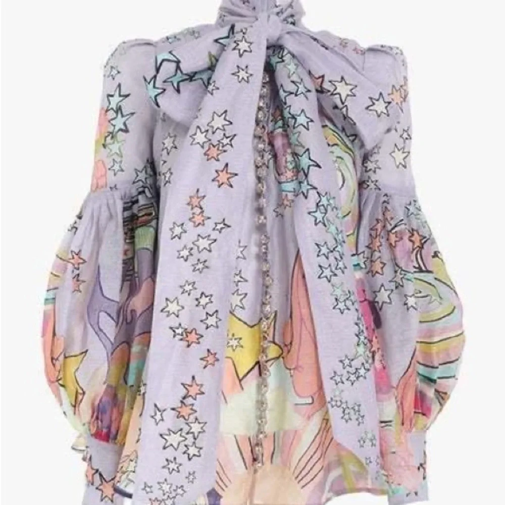 Zimmermann Concert Tie Neck Blouse - Picture 2 of 13